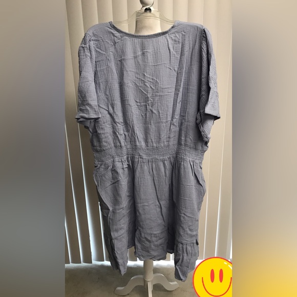 Knox Rose Dress Powder Blue 2X - Picture 3 of 7